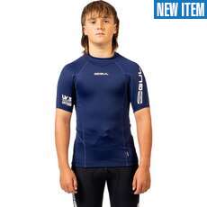 Gul Junior Short Sleeve Rashguard  - Blue RG0341