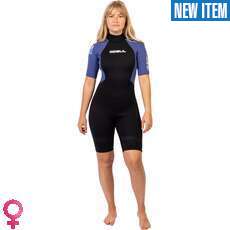 Gul Womens G-Force 3mm Shorty Wetsuit - Black/Mulberry Gul Womens G-Force 3mm Shorty Wetsuit - Black/Mulberry