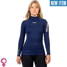Gul Womens Long Sleeve Rashguard  - Blue