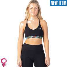 Gul Womens Luna7  Neoprene Bra Top - Black/Broken Palm