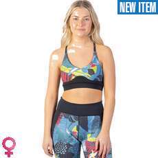 Gul Womens Luna7  Neoprene Bra Top - Tropical/Black