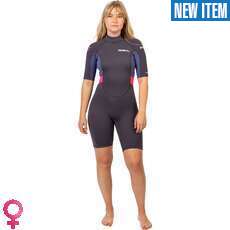 Gul Womens Response NatuR 3/2mm Shorty Wetsuit  - Grey/Blue