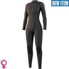 Mystic Womens Evolve 4/3mm Chest-Zip Fullsuit Wetsuit - Black 250040
