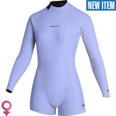 Mystic Womens Lunar 2/2mm Back-Zip Springsuit - Iris Blue