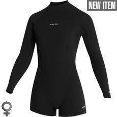 Mystic Womens Lunar 2/2mm Back-Zip Springsuit - Black