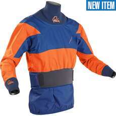Palm Fuse Action Jacket | White Water Cag - Navy/Mandarin