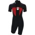 Sola Junior Storm 3/2mm Shorty Wetsuit - Blue Tie Dye A1723