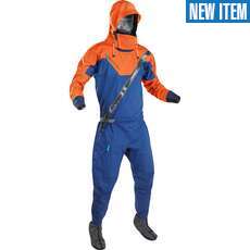 Palm Fuse Adventure Paddling / Kayaking Drysuit  - Navy Mandarin