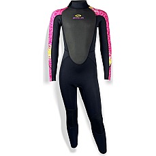 Sola Junior Storm 3/2mm Fullsuit Wetsuit - Disco Fish