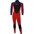 Sola Junior Storm 3/2mm Fullsuit Wetsuit - Red/Blue