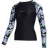 2023 Mystic Womens Jayde Long-Sleeve Rashvest - Black 230159