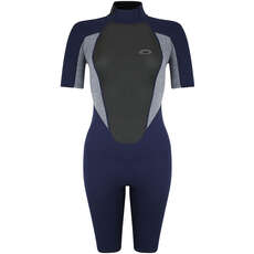 Typhoon Womens Storm3 3/2mm Shorty Wetsuit  - Grey Marl 250896