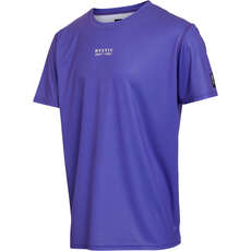 Mystic Tactic Short Sleeve Rash Vest  - Purple 240156