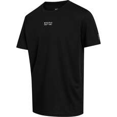 Mystic Tactic Short Sleeve Rash Vest  - Black 240156