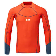 Gill Pro Rash Vest Long Sleeve - Orange