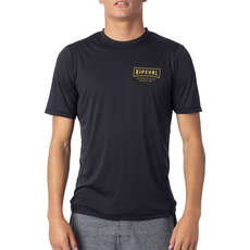 Rip Curl Driven Short Sleeve Loose Fit UV Tee - Black WLY9SM Rip Curl Driven Short Sleeve Loose Fit UV Tee - Black WLY9SM