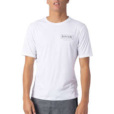Rip Curl Native Short Sleeve Loose Fit UV Tee  - White - WLE9FM