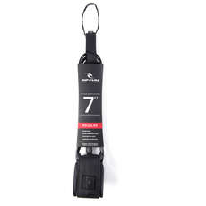 Rip Curl Regular 7ft x 7mm Surfboard Leash - Black - BLEXM1 Rip Curl Regular 7ft x 7mm Surfboard Leash - Black - BLEXM1