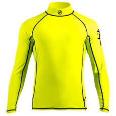 Zhik Mens Long Sleeve Spandex Rash Vest / Guard - Hi Viz Yellow