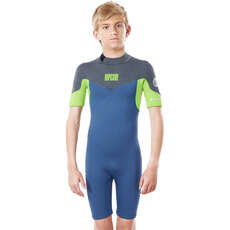 Rip Curl Junior Dawn Patrol 3/2mm Shorty Wetsuit  - Blue Grey WSP8BJ