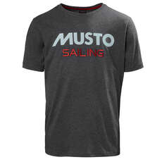 2023 Musto T-Shirt - Carbon - LMTS101-844