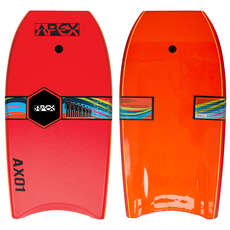 Alder 39" APEX-01 HDPE Pro Bodyboard - Red/Orange
