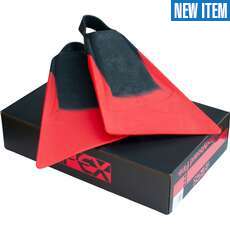 Alder Apex Pro Bodyboard Fins - Red/Black