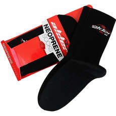 Alder Junior BURN 4mm Wetsuit Socks 2023 - Black WAF12J