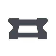Allen Brothers Track - 19mm x 0.9m Anodised Black