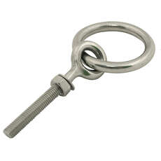 Bainbridge Stainless Steel Eye Bolt & Ring - Grade 316 - M6 x 75mm