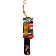 Balin Deluxe Coiled Bodyboard Elbow Leash - Orange