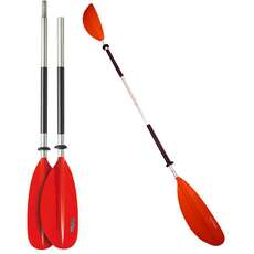 Bravo 2 Piece Kayak Paddle - Red - 220cm [EACH]