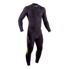 Gul Code Zero 4/3mm Chest Zip Blindstitched Wetsuit - Black - CZ1203-B7