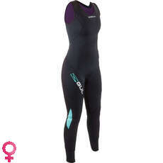 Gul Womens CZ 3mm Blindstitched Long Jane Wetsuit - Black - CZ4208-B7 Gul Womens CZ 3mm Blindstitched Long Jane Wetsuit - Black - CZ4208-B7