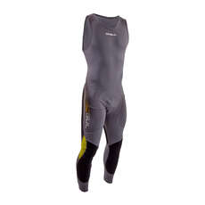 Gul Code Zero 1mm Flatlock Long John Wetsuit - Grey - CZ4309-B7