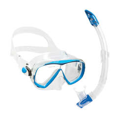 Cressi Estrella Mask & Snorkel Set - Clear/Blue