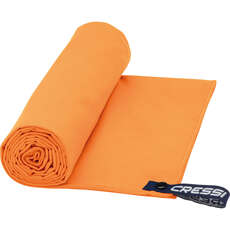 Cressi Microfibre Fast Dry Towel - Orange - 80 x 160cm
