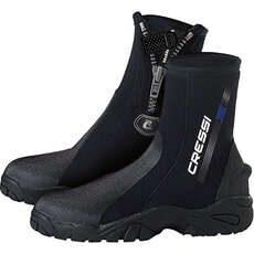 Cressi Ultra Span Boots Calzari per Immersione in Neoprene 5mm con Suola Nero Unisex Adulto 