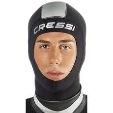 Cressi Womens 5mm Wetsuit Hood - Black/Silver LR10750