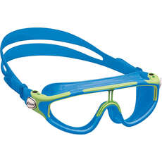Cressi Baloo Childs Swimming Goggles - Blue/Lime - Age 2-7