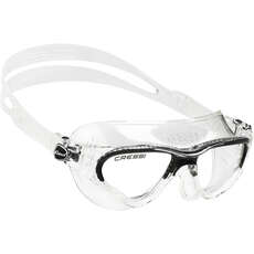Cressi Cobra Swimming Goggles - Clear/Black