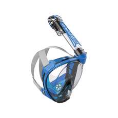 Cressi Duke Full Face Snorkelling Mask - Clear/Blue