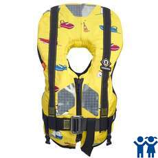 Crewsaver Supersafe Childrens 150N Lifejacket - Yellow/Blue Crewsaver Supersafe Childrens 150N Lifejacket - Yellow/Blue