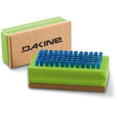 Dakine Nylon / Cork Tuning Brush for Skis & Snowboards - Green 10001561