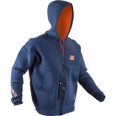 Gul Flexor Zip Neoprene Hoody - Navy - FX6402-B7