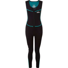 2023 Gill Womens Dynamic Front Zip Longjane Wetsuit - Black 5017W