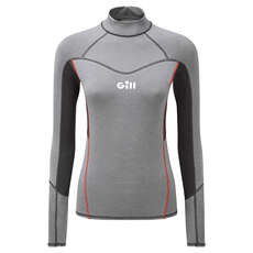 Gill Womens ECO Rash Vest Long Sleeve - Grey