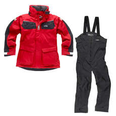 Gill Coast Sailing Jacket & Trouser Kit Combo - Red