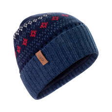 Gill Nordic Knit Beanie - Navy