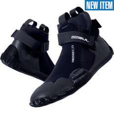 Gul Strapped Power Slippers - 3mm NatuR Wetsuit Shoes - Black/Grey - BO1265-B7